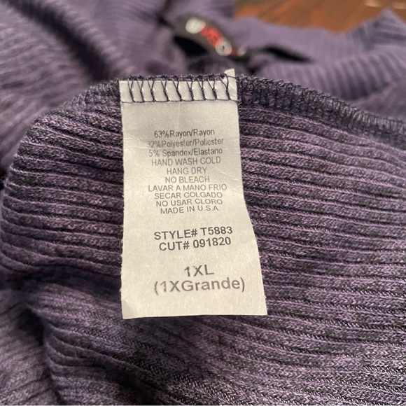 Vision USA twilight blue sweater | Size 1XL - Picture 11 of 11